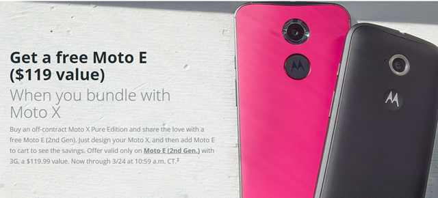 Moto X Free Moto E